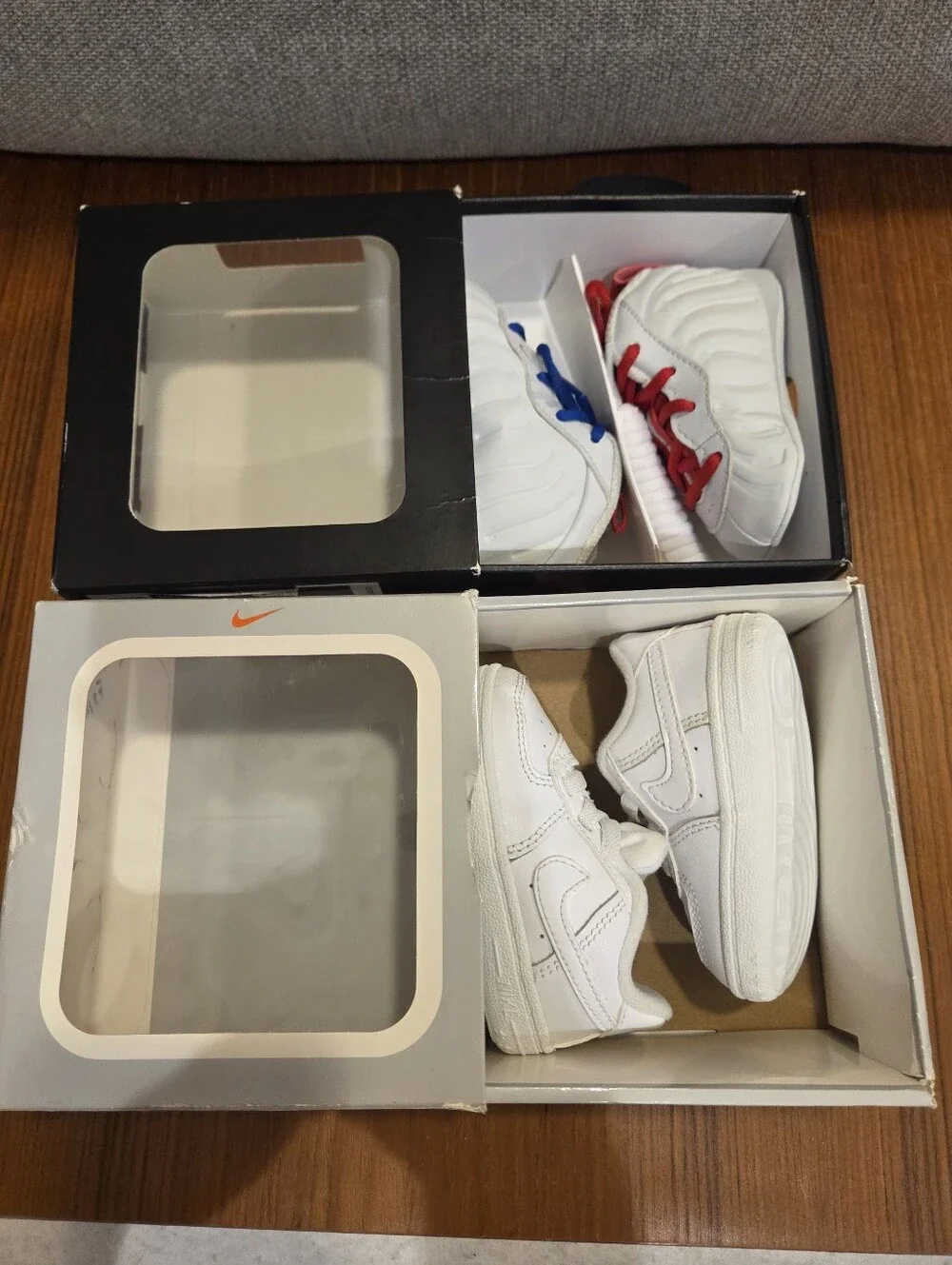 Lot of 2 Nike Infant/Toddler Sneakers Size 3C Nike Lil'Posite One & Nike Force 1